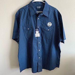 Mens Wrangler Pearl Snap Shirt XXL. NWT